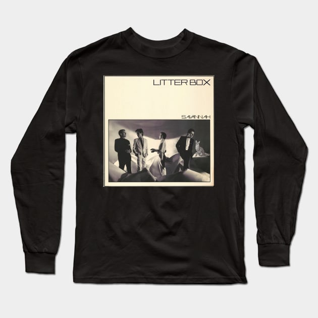 Litter Box - Savannah Long Sleeve T-Shirt by Punk Rock and Cats